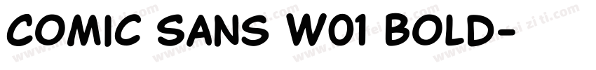 Comic Sans W01 Bold字体转换